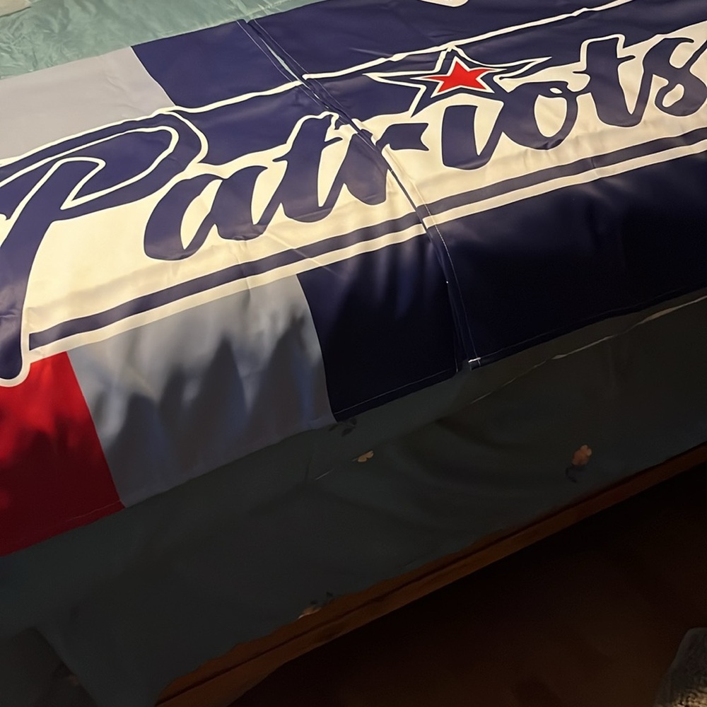NEW! Black out curtains New England Patriots! Two. Very very nice!